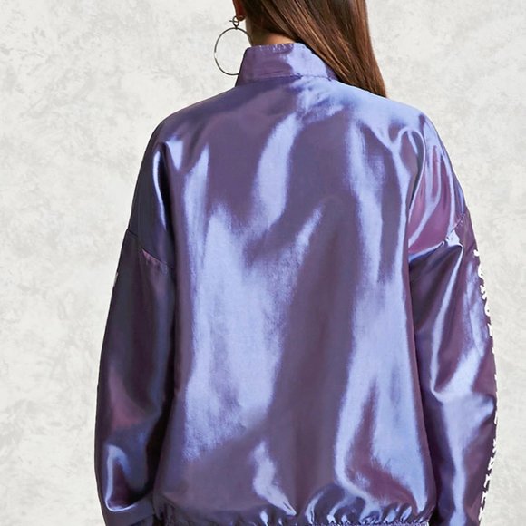 Forever 21 Iridescent Jacket Anorak - Picture 3 of 3